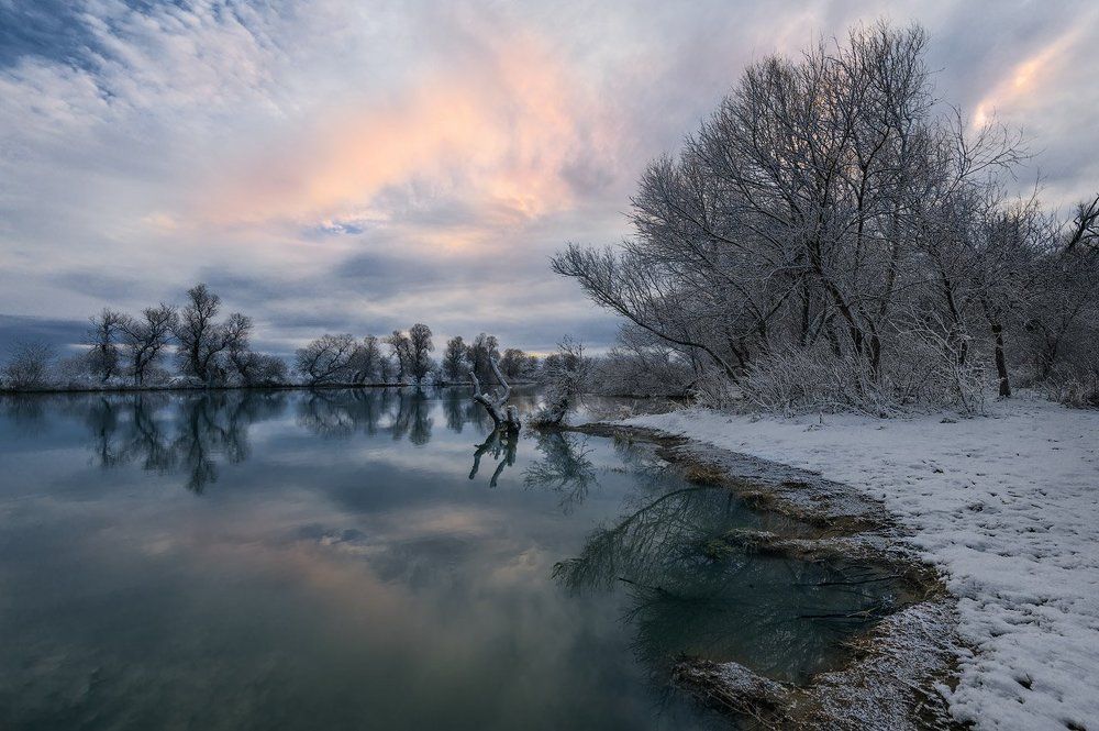 Kuban winter morning