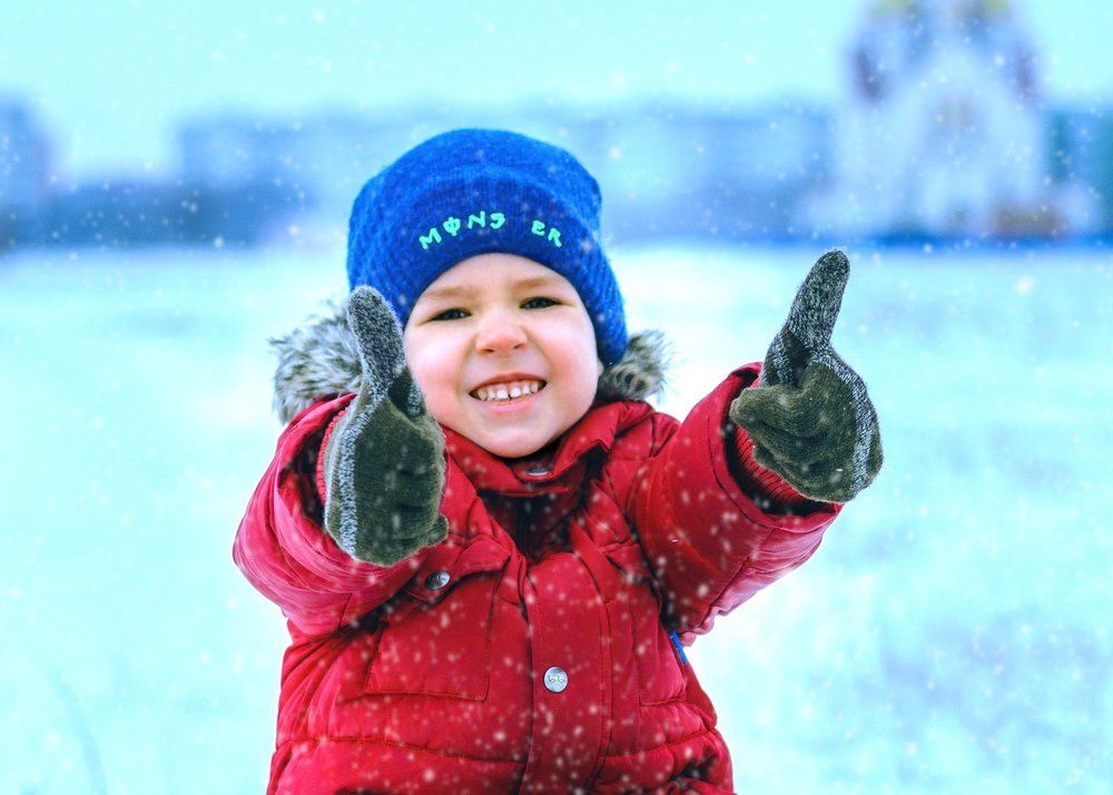 Классный снег