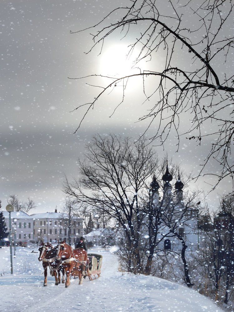 Февраль в Суздале