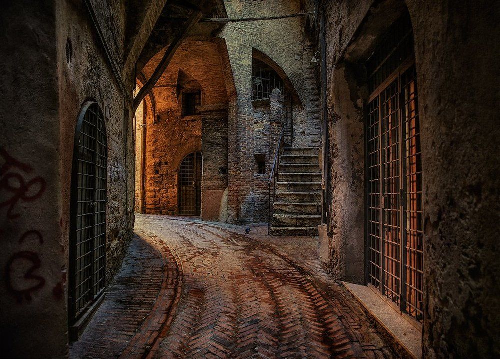 Декорации средневековой Перуджи