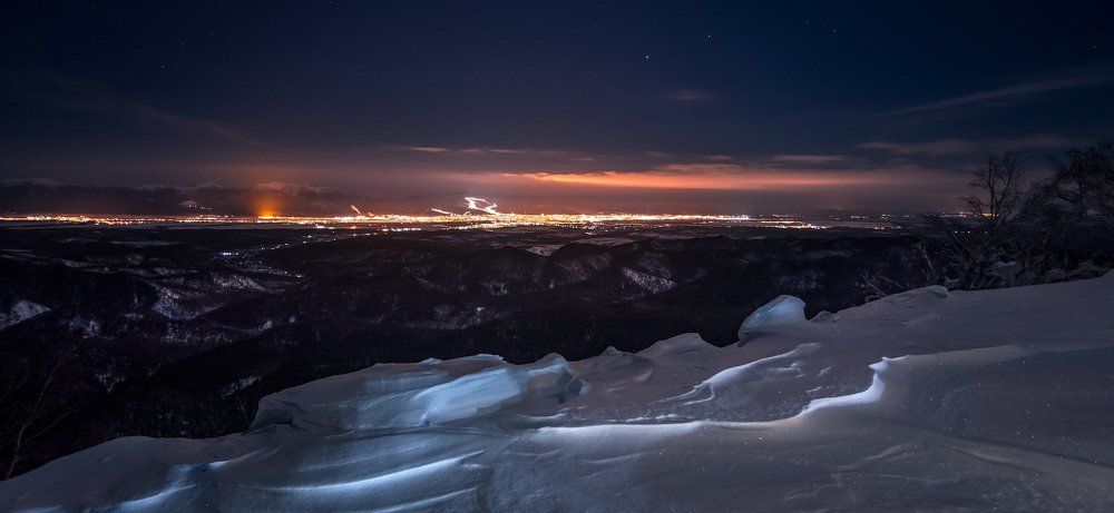 Сахалин,Сусунайская долина вечером.