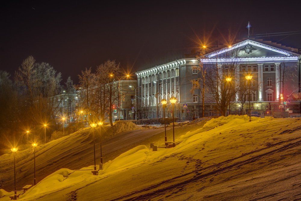 Зимние барханы