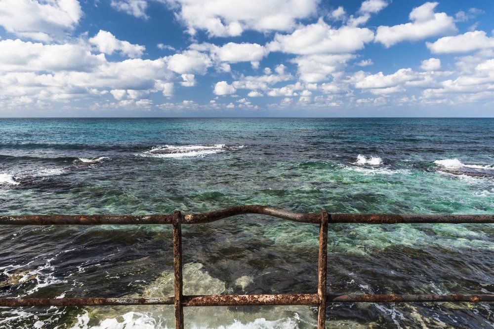 Облака над Средиземным морем