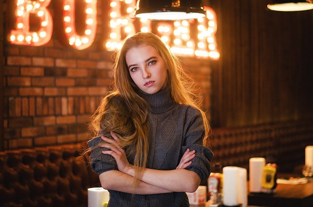 Фото в бургерной