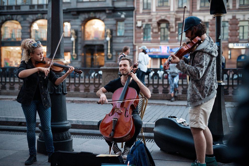 Уличные музыканты