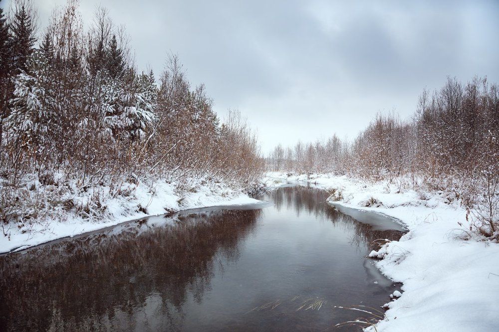 Речка "Терехтюлька" в октябре