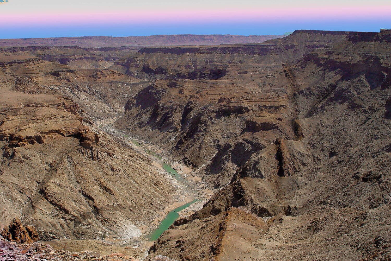 Fish river canyon. Namibia.