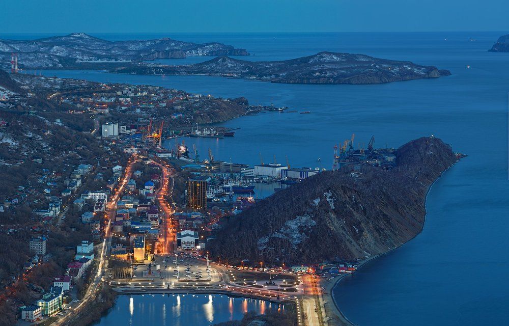 Вечерний Петропавловск-Камчатский