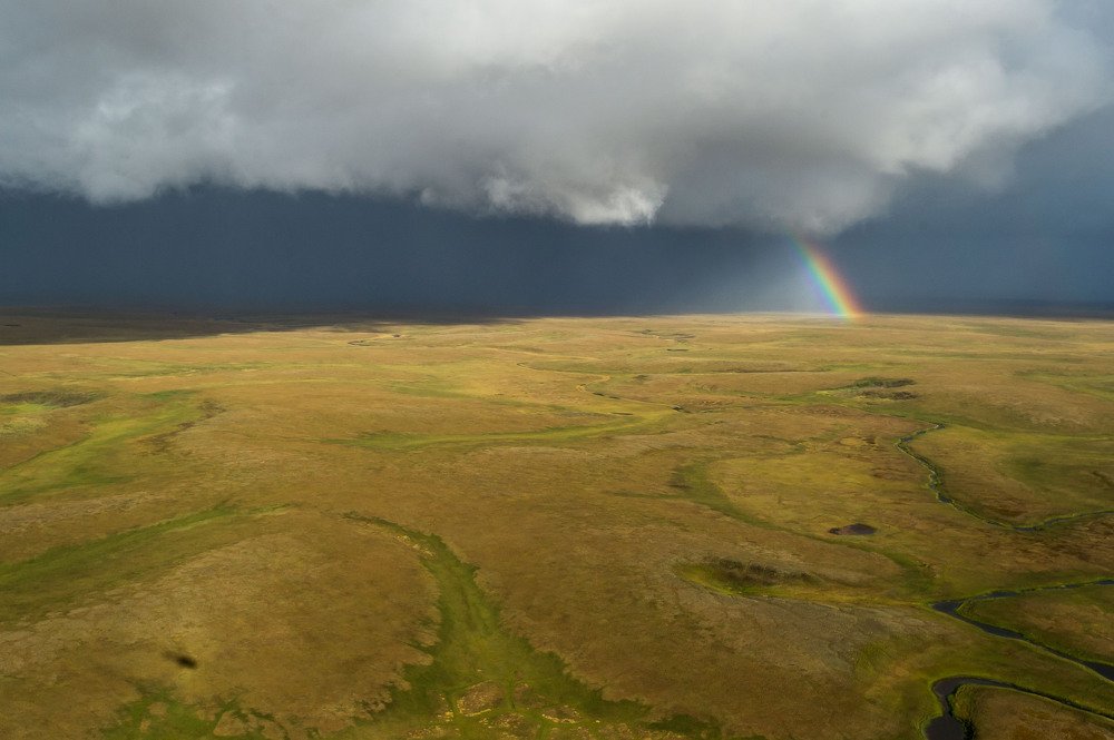 гроза в тундре