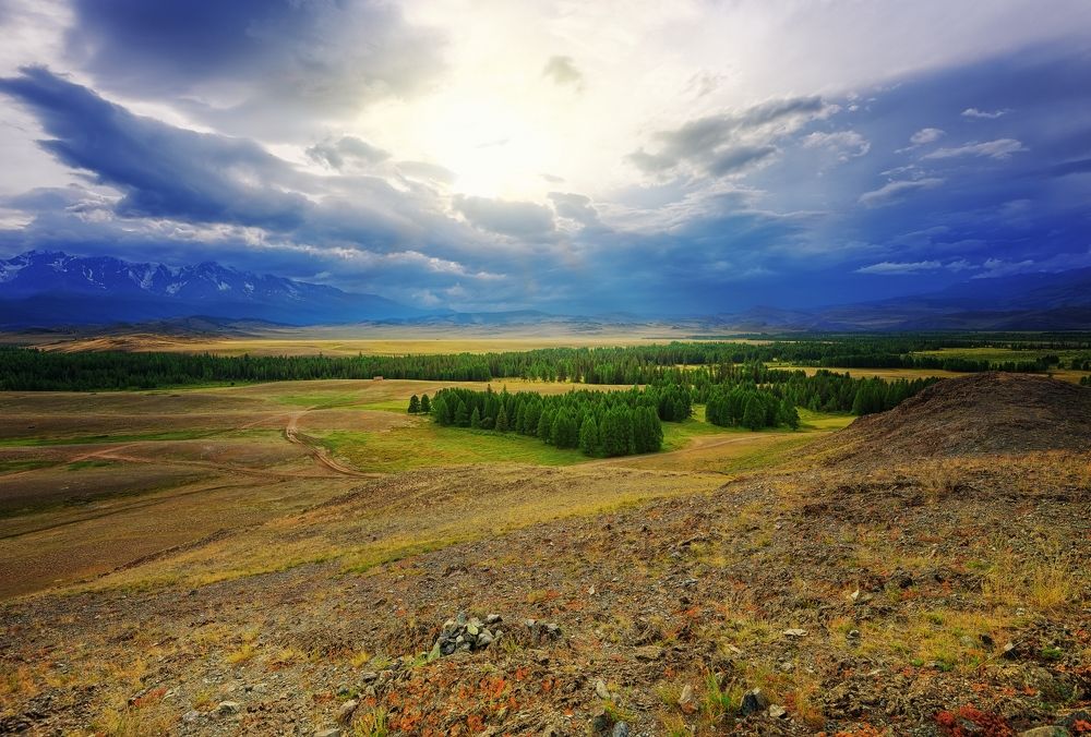 Вечер в горах