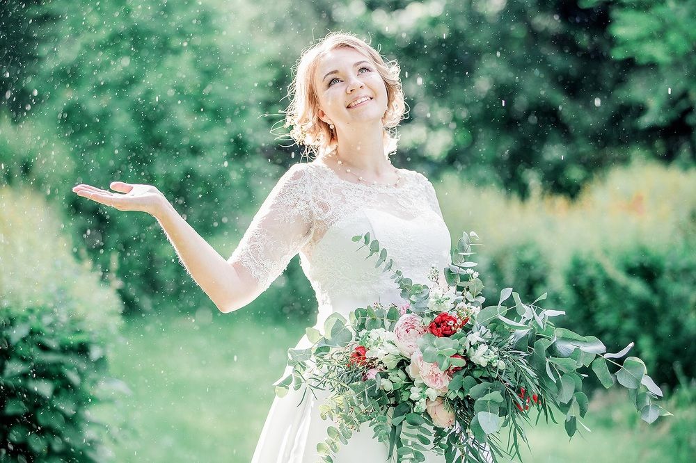 Wedding rain