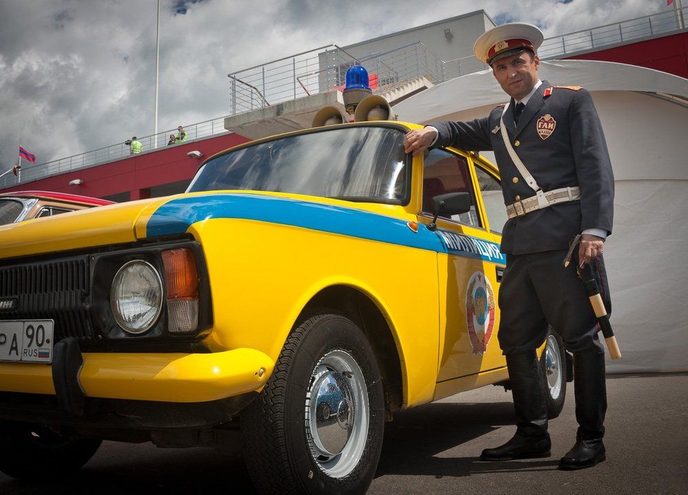 Гонки олдтаймеров на Moscowraceway