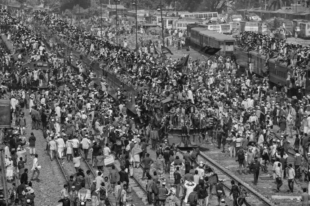 Returning home after Bishwa Ijtema