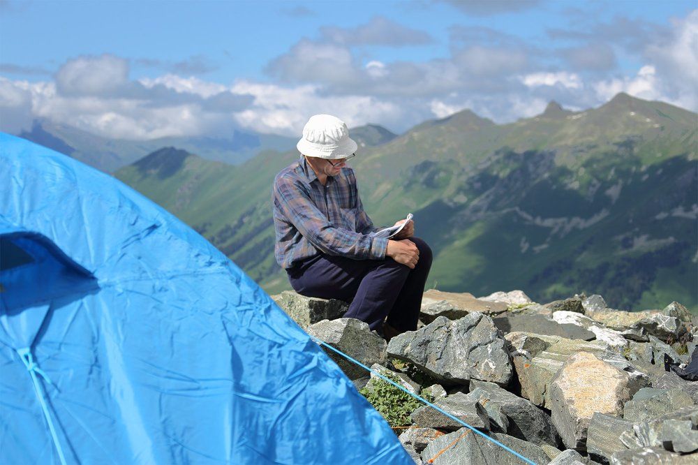Перед сложным подьемом