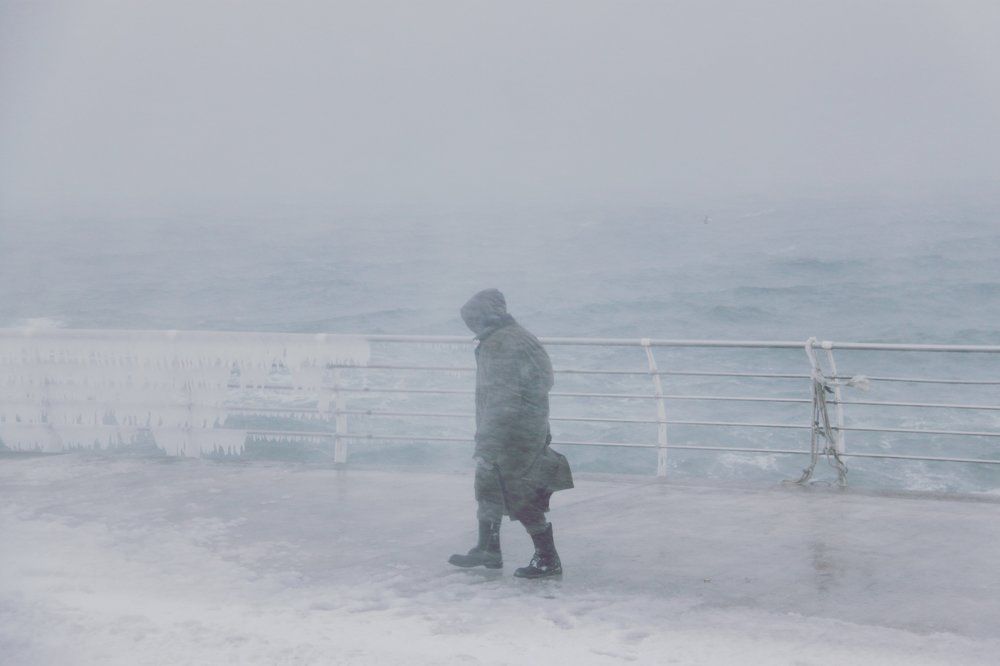 Человек в пургу