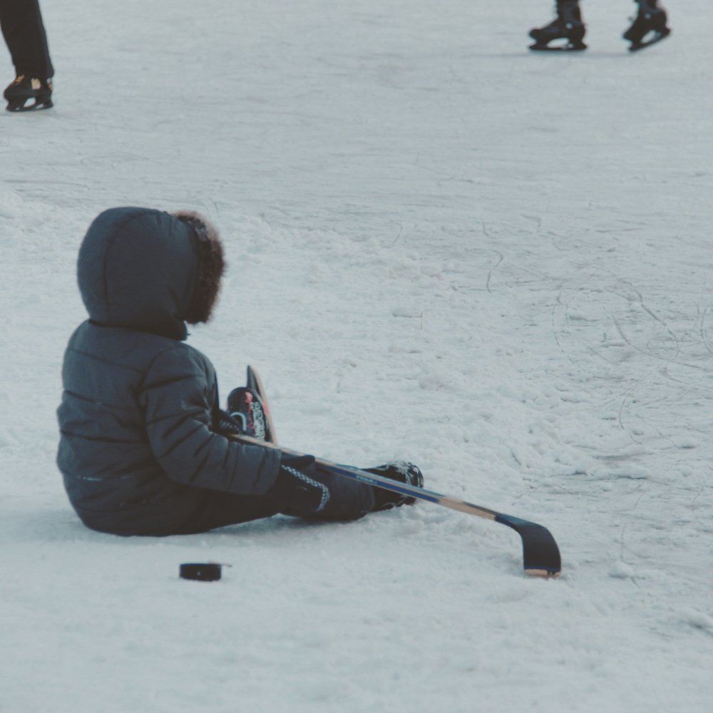 Маленький хоккеист