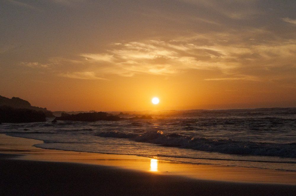 Закат на Атлантическом океане