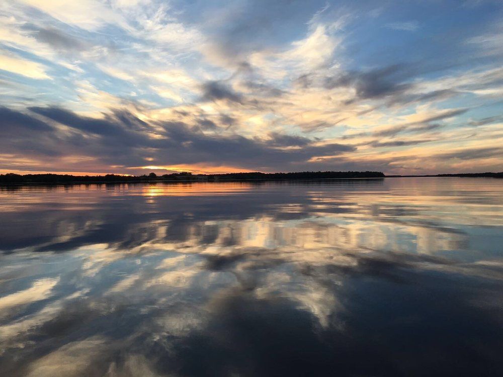 Закат на Двине