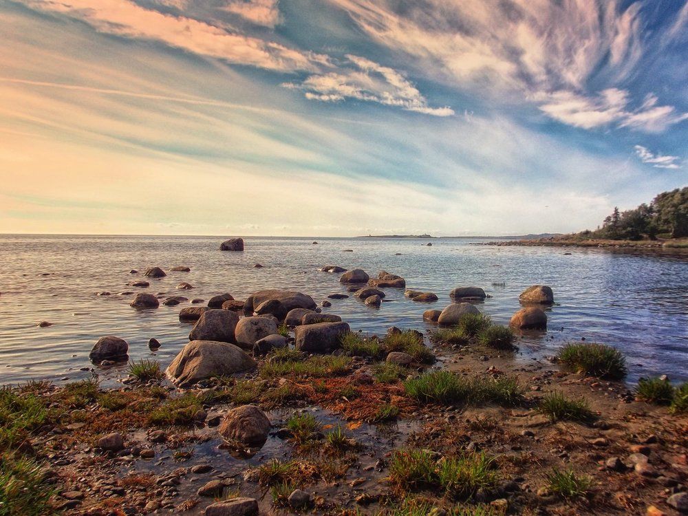 Закат на Белом море