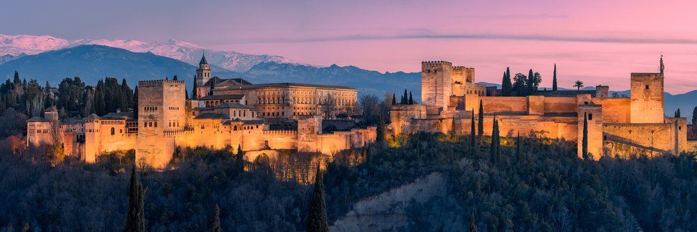 Вечер в Гранаде. Альгамбра.