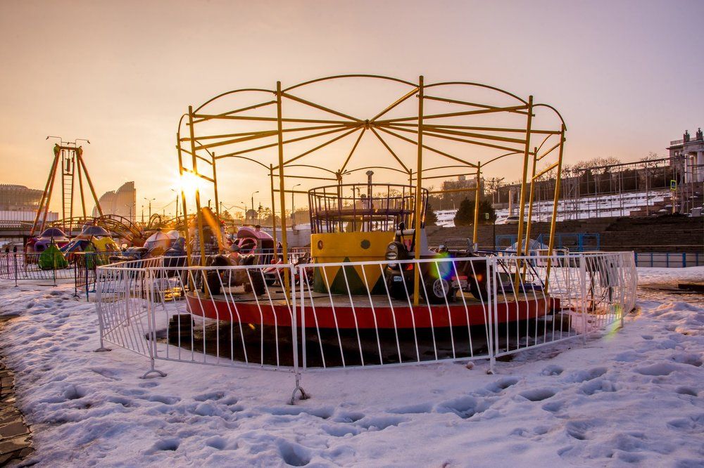 Закат над Волгоградом