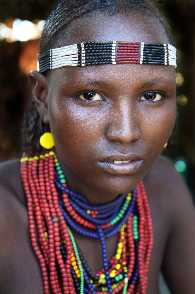 Девушка из племени Дассанеч