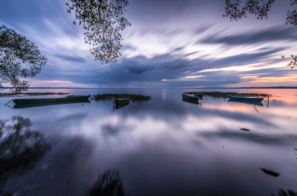Вечер на берегу Плещеева озера