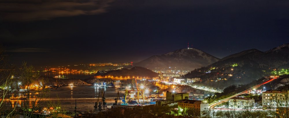 Ночной Петропавловск-Камчатский