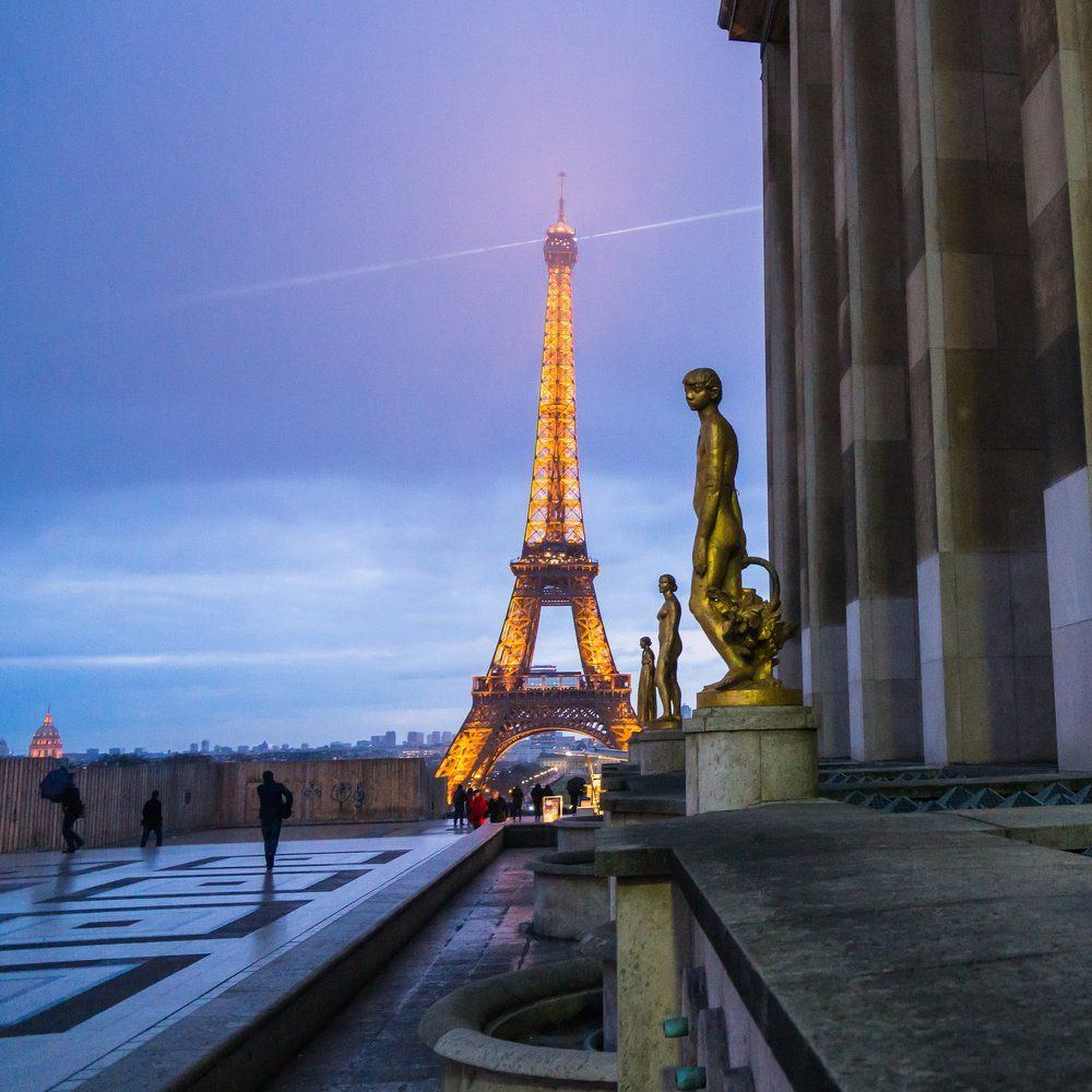 Город - мечта, город огней. Серия "la tour Eiffel"