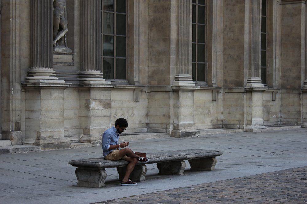 Люди в Париже