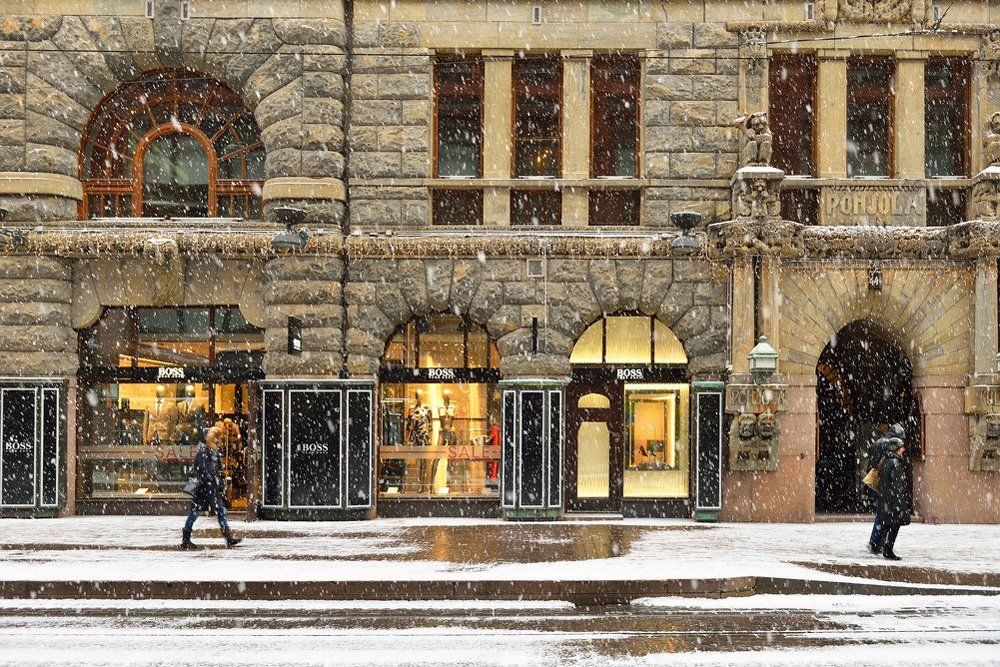 Зимний город