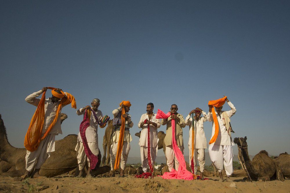 Turban binding competition