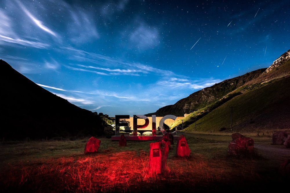 Perseid Meteors at EPIC Elan Valley