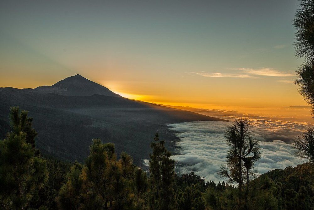 Тейде на закате