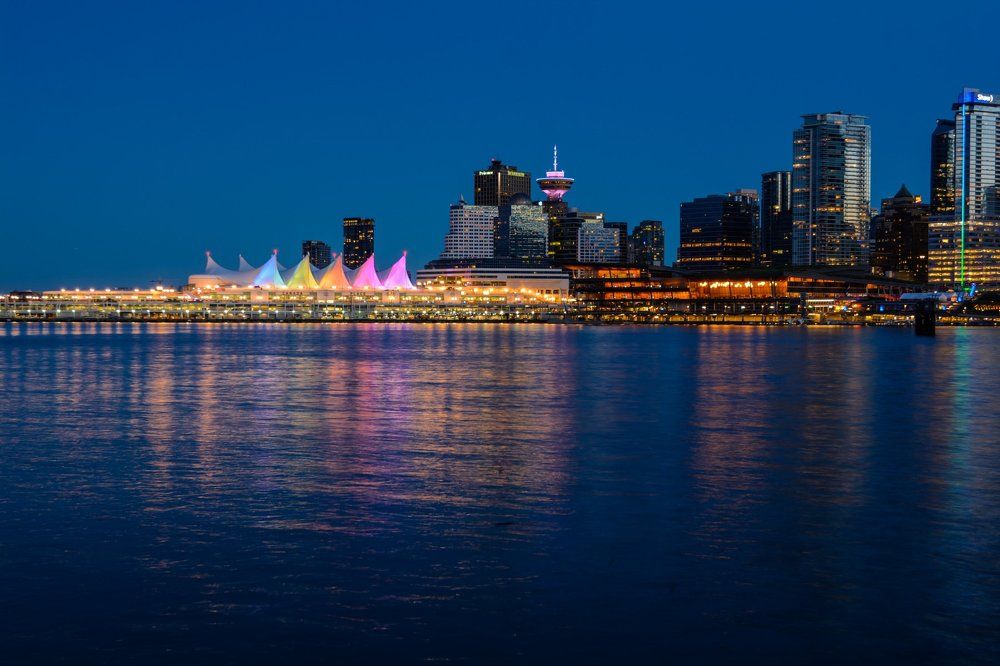 Ночной Ванкувер