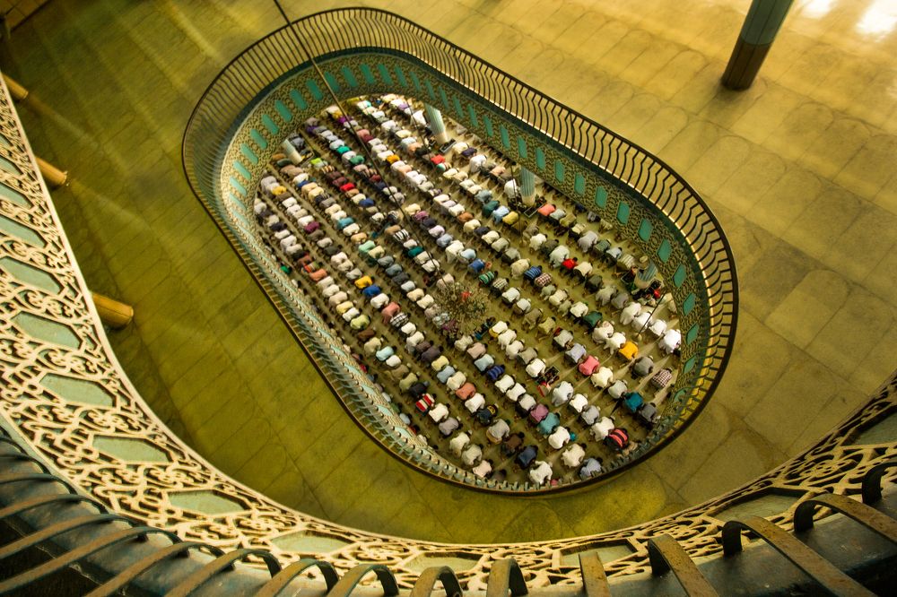 Prayer beyond colour.