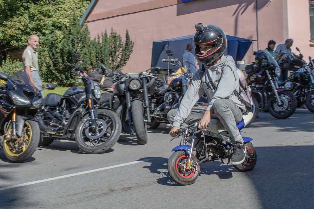 Слёт байкеров.