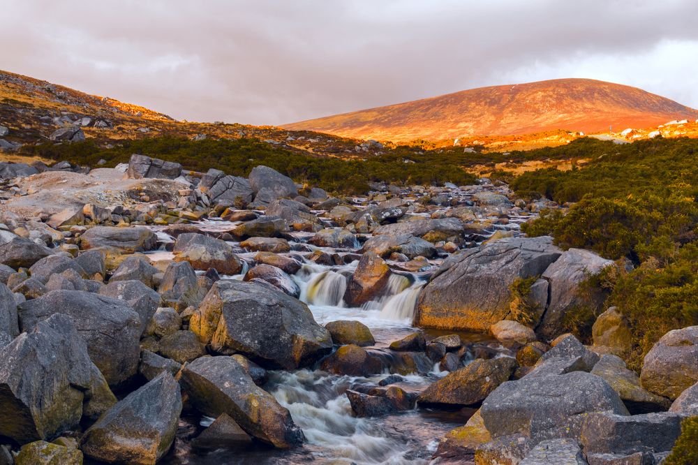 Закат в горах