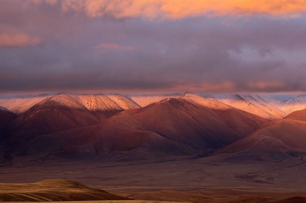 Вечер в розовых тонах.