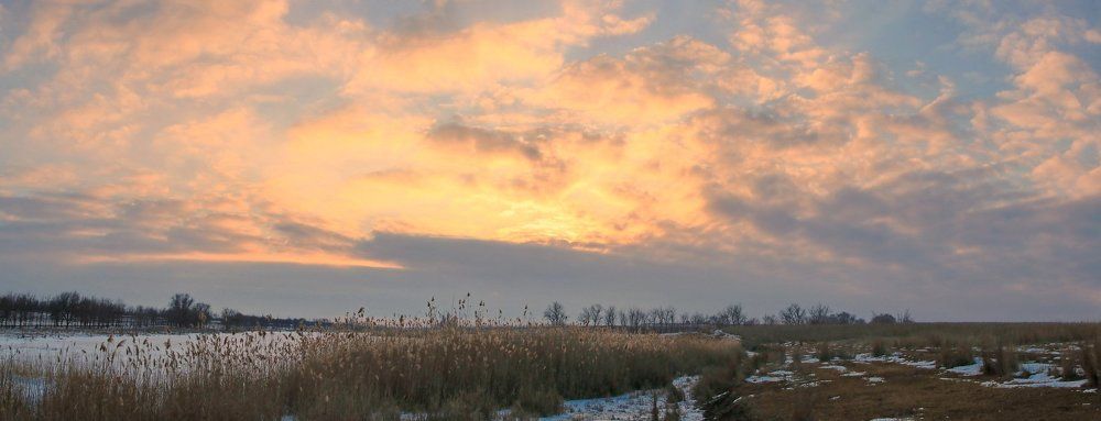 Февральское небо.
