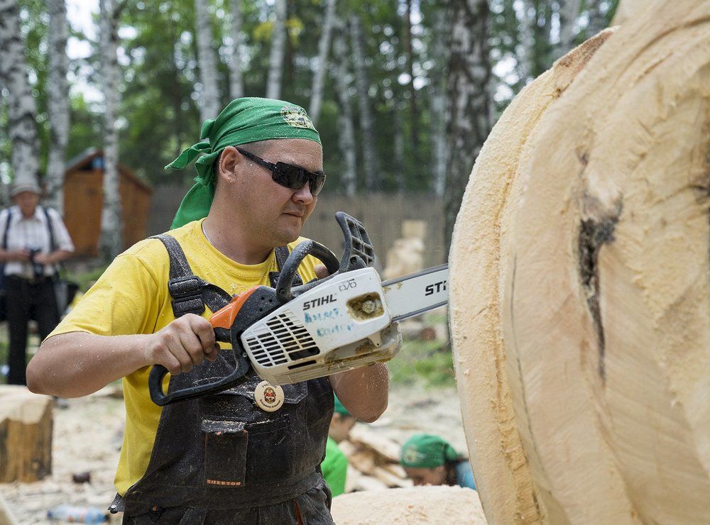 Ежегодный "Праздник топора". Томск обл. с. Зоркальцево