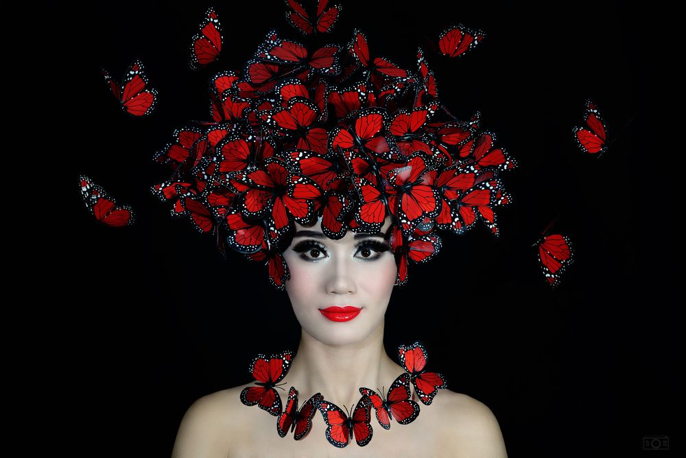 Азиатская бабочка