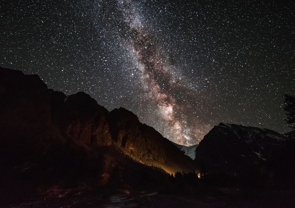 Млечный путь над Актру