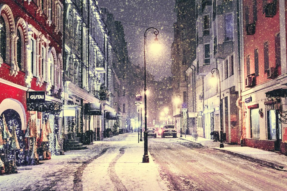 Московский снегопад