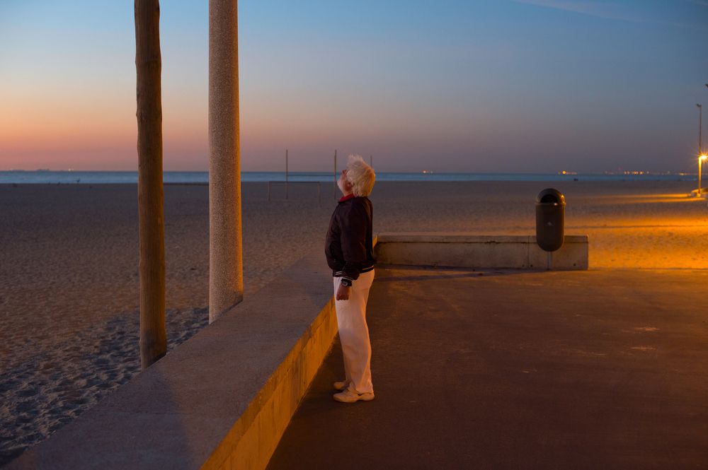 Twilight on the ocean