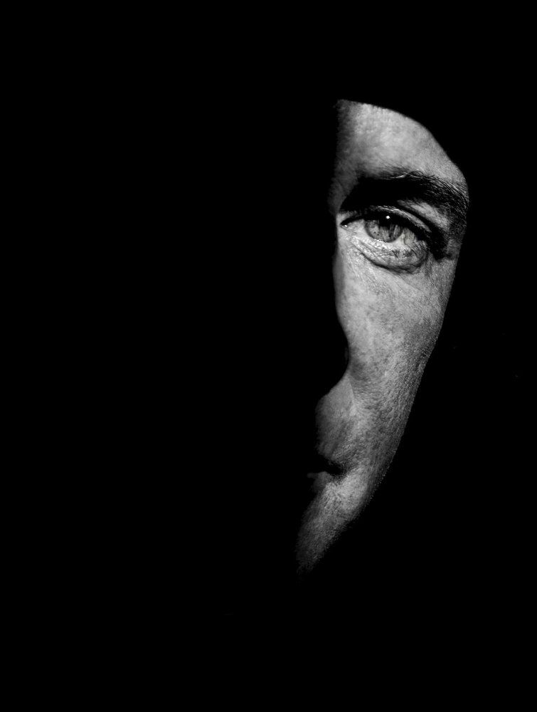 Portrait of a man. Whirlpool