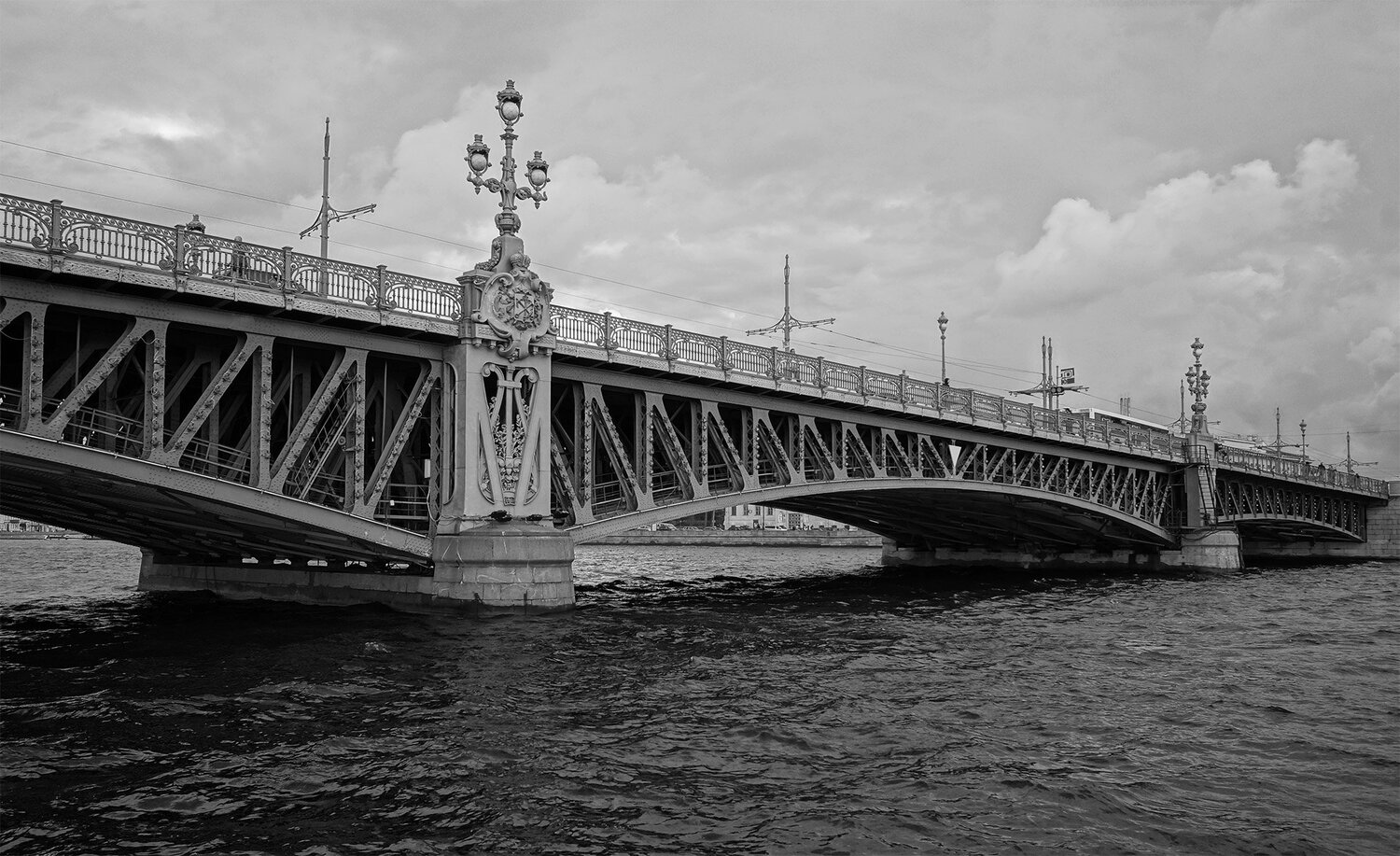 Троицкий мост, после летнего дождя