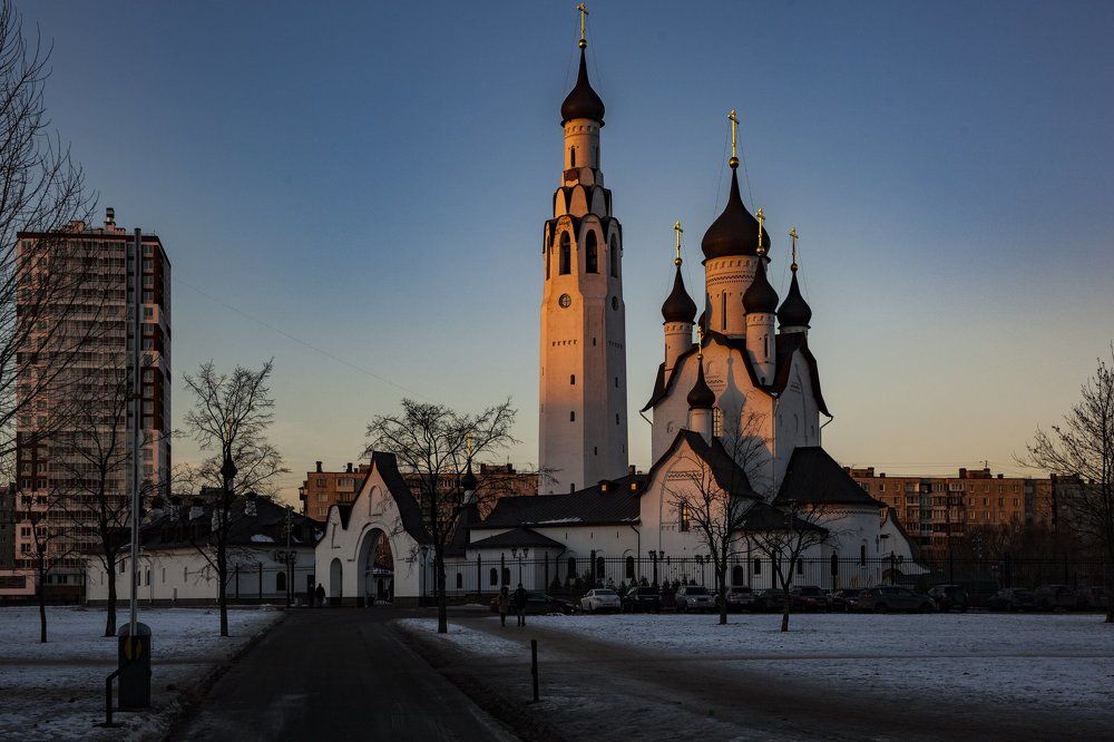Последний луч заката.