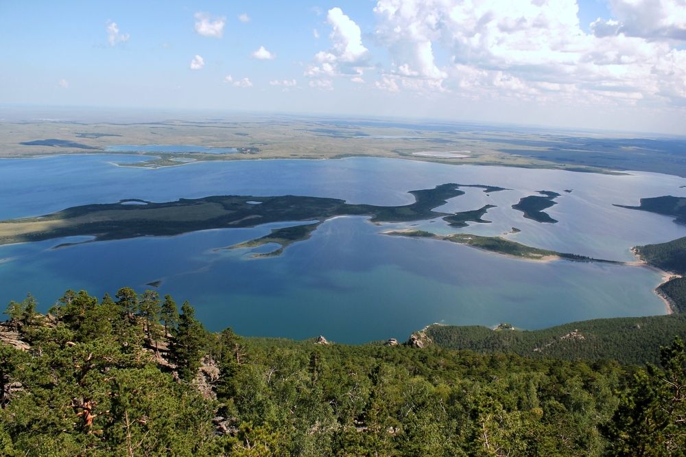 Озеро Большое Чебачье. Курорт Боровое