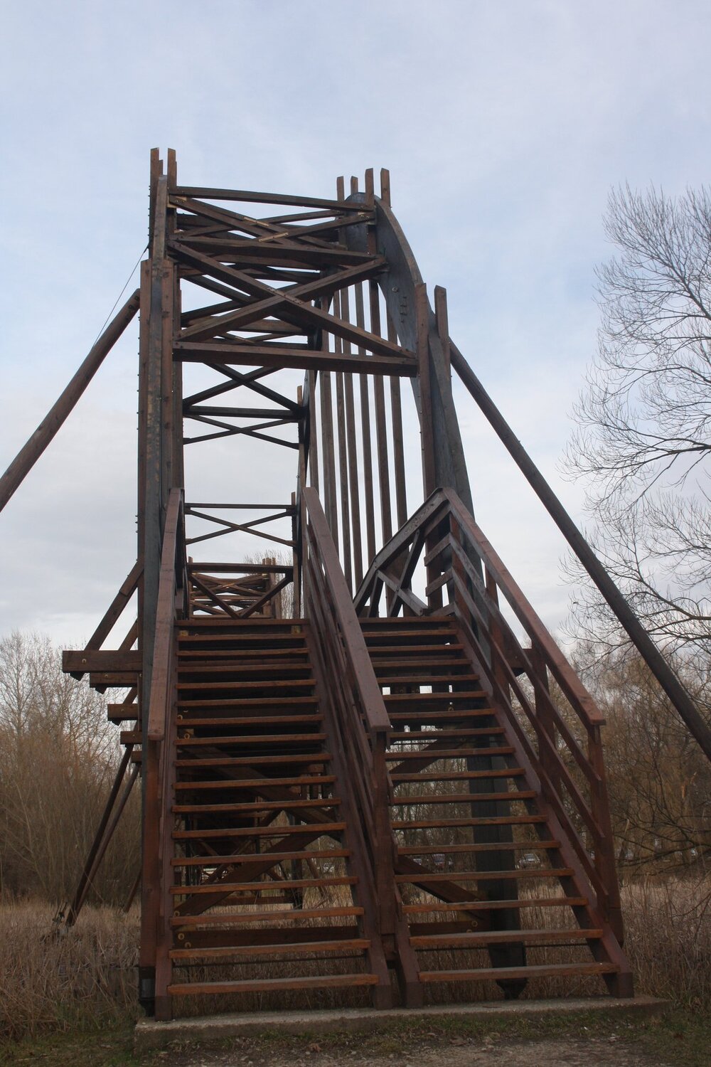 Wood bridge
